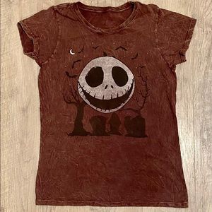 2/$15 Nightmare Before Christmas T-Shirt Rust M